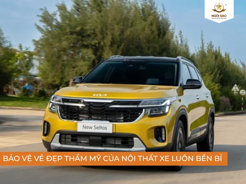 Tránh tình trạng bạc màu nội thất xe Kia Seltos