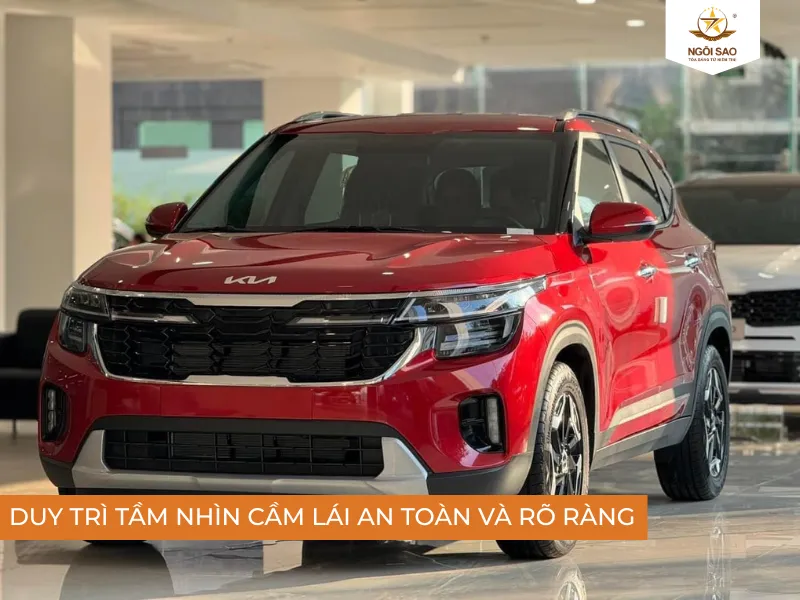 Bảo vệ tầm nhìn rõ ràng trước mọi nguồn ánh sáng mạnh đợt ngột chiếu đến