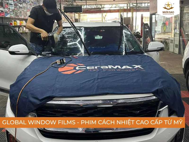 Dán phim cách nhiệt CeraMAX cho xe Kia Seltos