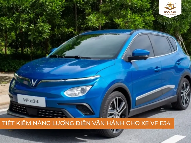 Dán phim cách nhiệt giúp tiết kiệm tiết kiệm năng lượng điện hiệu quả cho xe VF e34