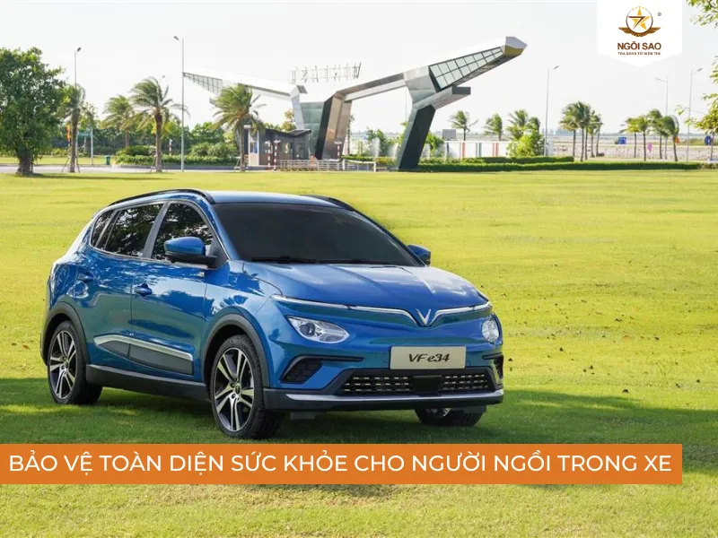 Dán phim cách nhiệt cho xe VinFast VF e34 giúp bảo vệ sức khỏe làn da và thị lực người ngồi trong xe