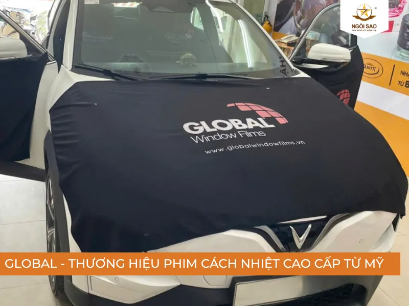 Dán phim cách nhiệt Global cho xe VinFast VF e34