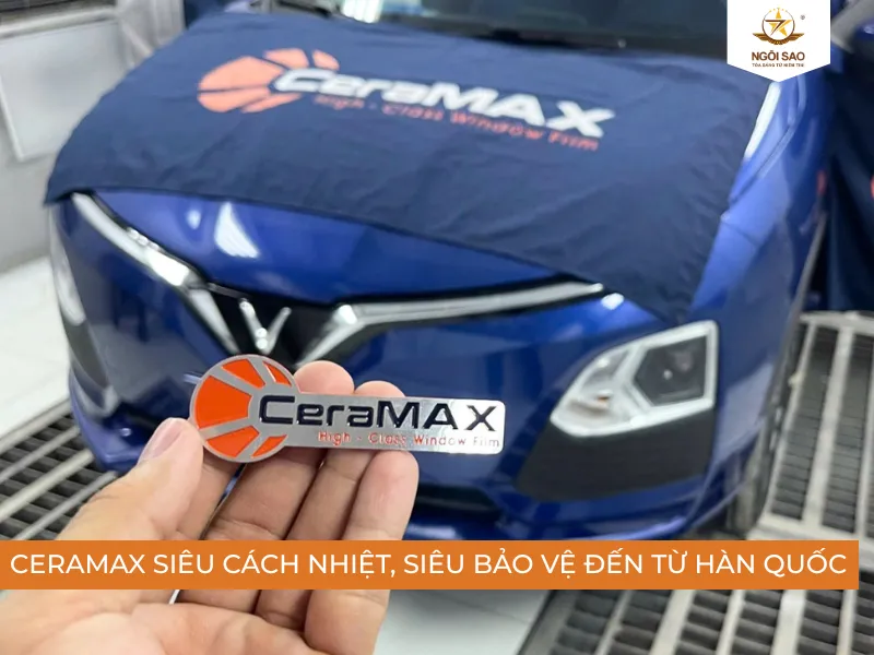 Dán phim cách nhiệt CeraMAX cho xe VinFast VF e34