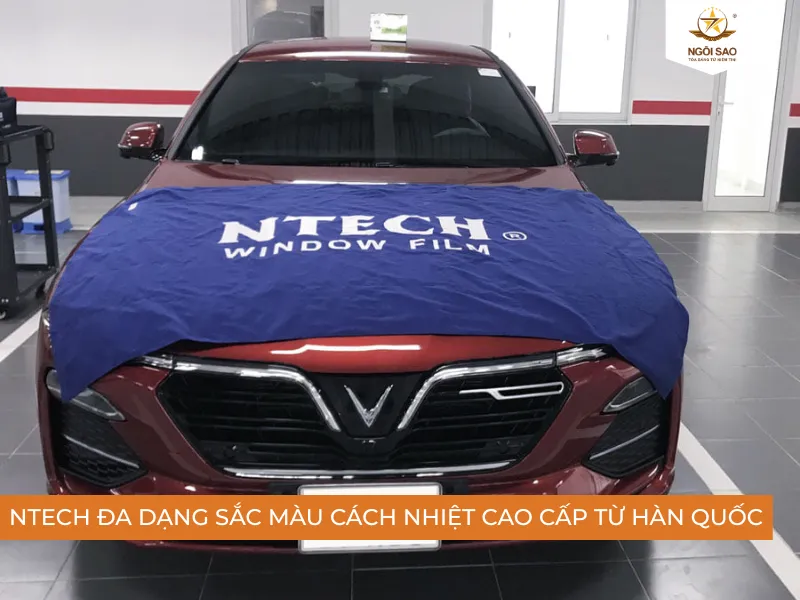 Dán phim cách nhiệt NTECH cho xe VinFast VF e34