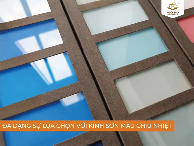 Lợi ích nổi bật của kính sơn màu chịu nhiệt