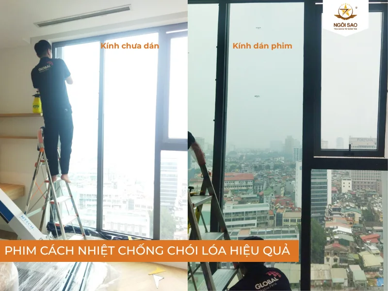 Phim cách nhiệt chống chói lóa