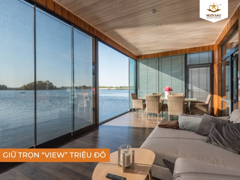 Giữ trọn “view” hoàn hảo cho người ở bên trong nhà
