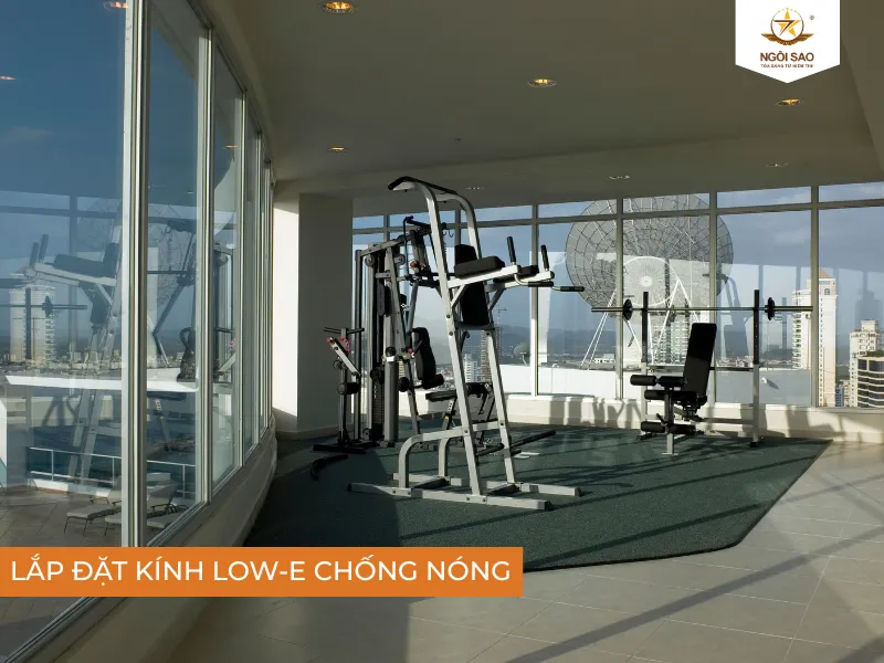 Cách chống nóng phòng Gym bằng kính Low-E