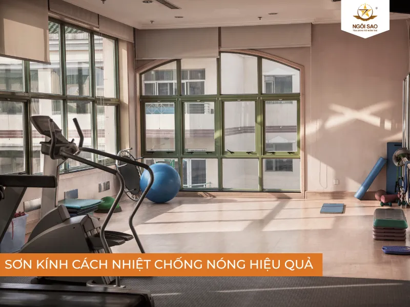 Cách chống nóng phòng Gym bằng sơn cách nhiệt
