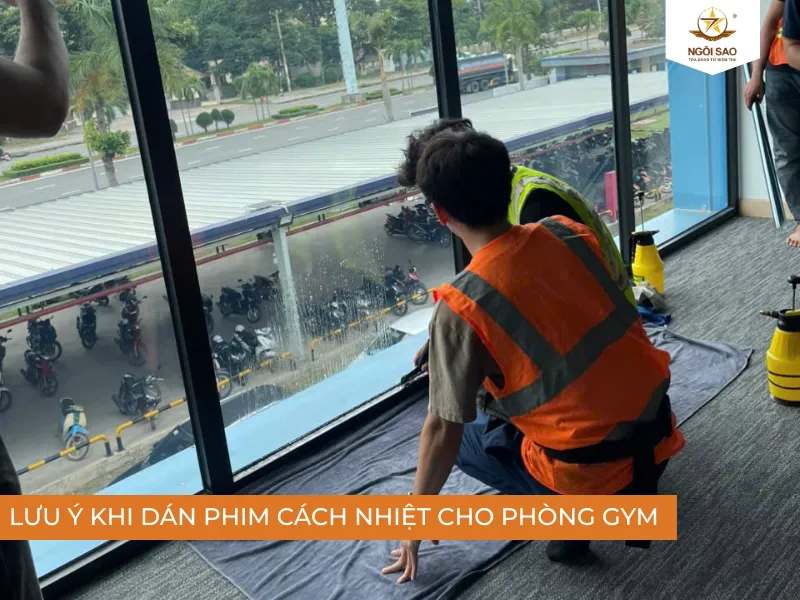 Lưu ý khi chọn dán phim cách nhiệt phòng Gym