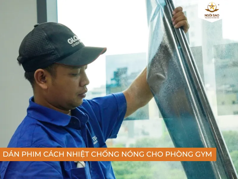 cách chống nóng phòng gym bằng phim cách nhiệt phòng