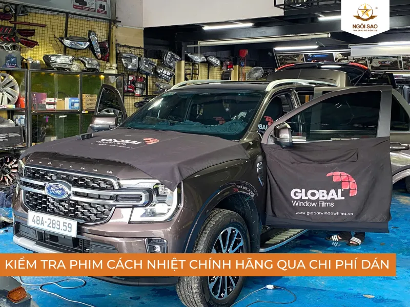 Kiểm tra phim cách nhiệt chính hãng dựa trên chi phí dán