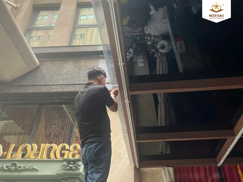 Hình thi công dán phim cách nhiệt 