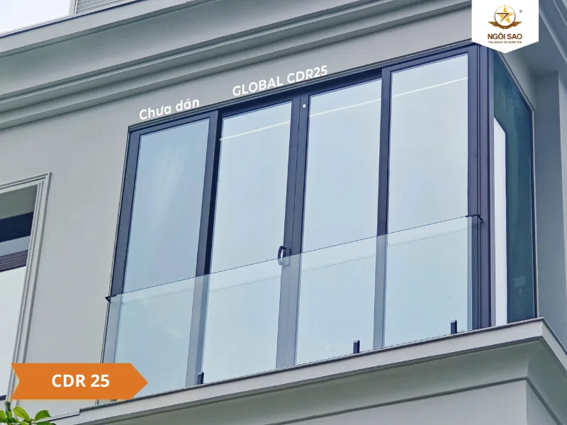 Màu phim thực tế CDR 25 bên ngoài