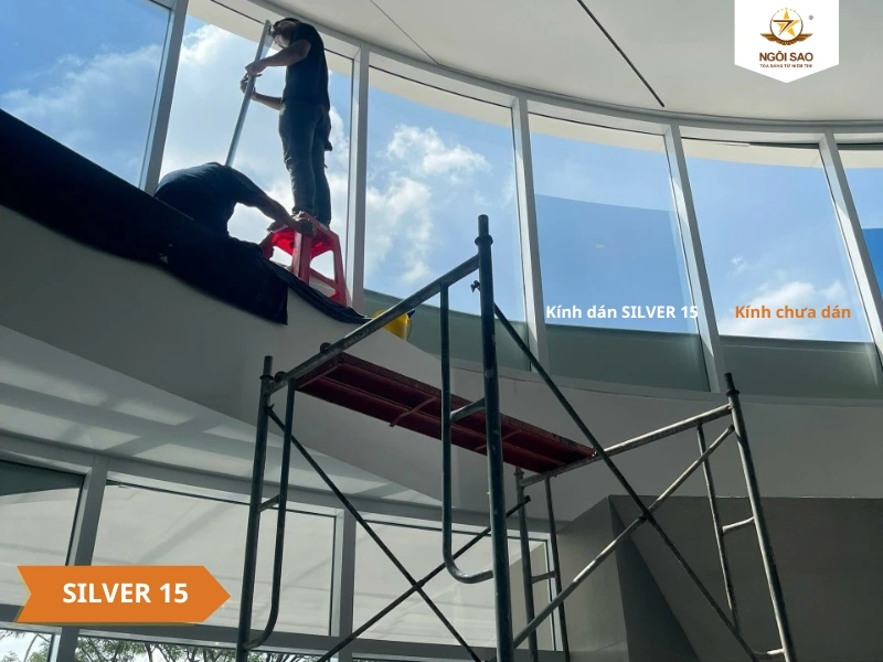 Mã phim cách nhiệt dán nhà kính SILVER 15