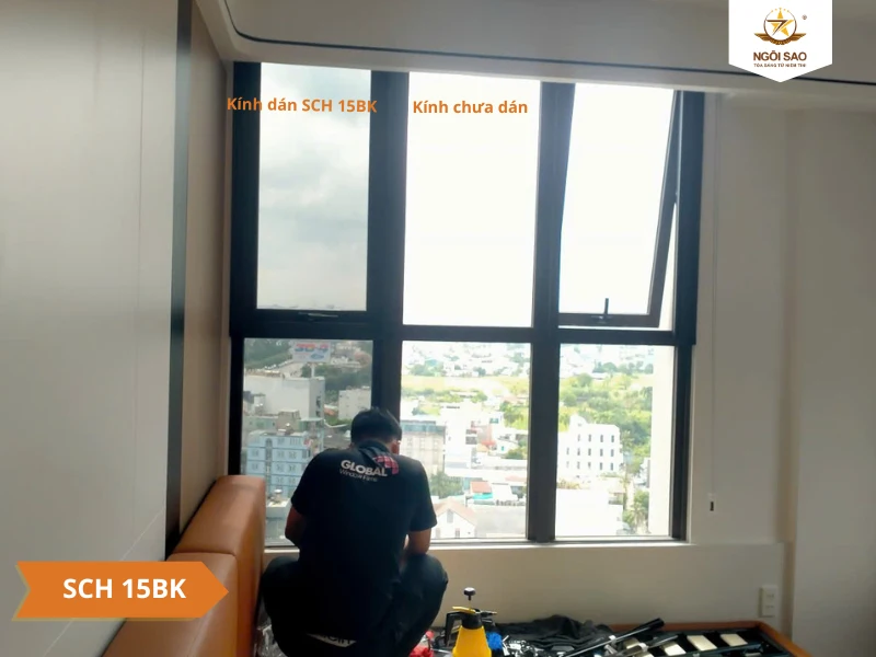 SCH 15BK dán kính nhà