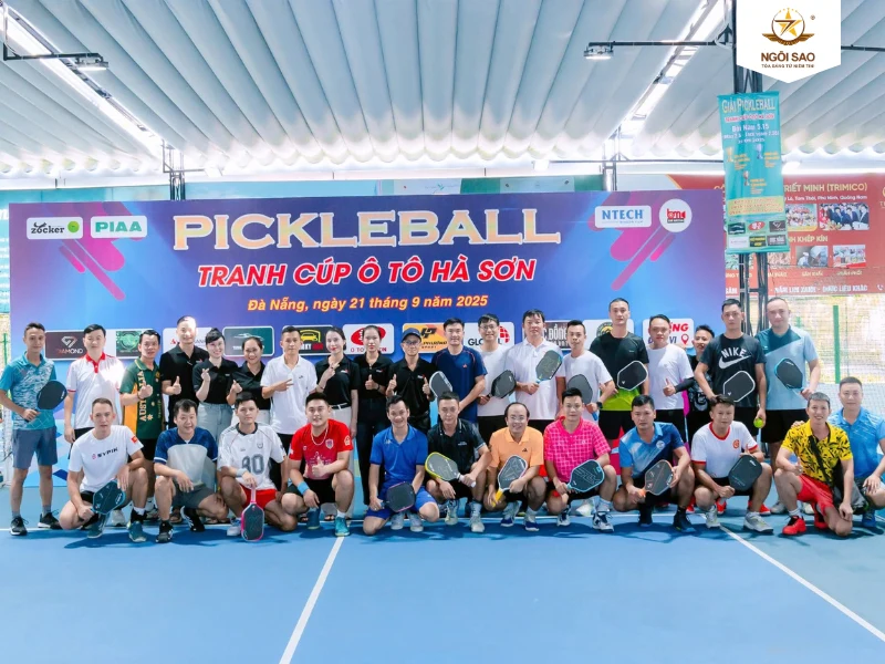 Giải đấu Picklaball tranh cúp ô tô Hà Sơn