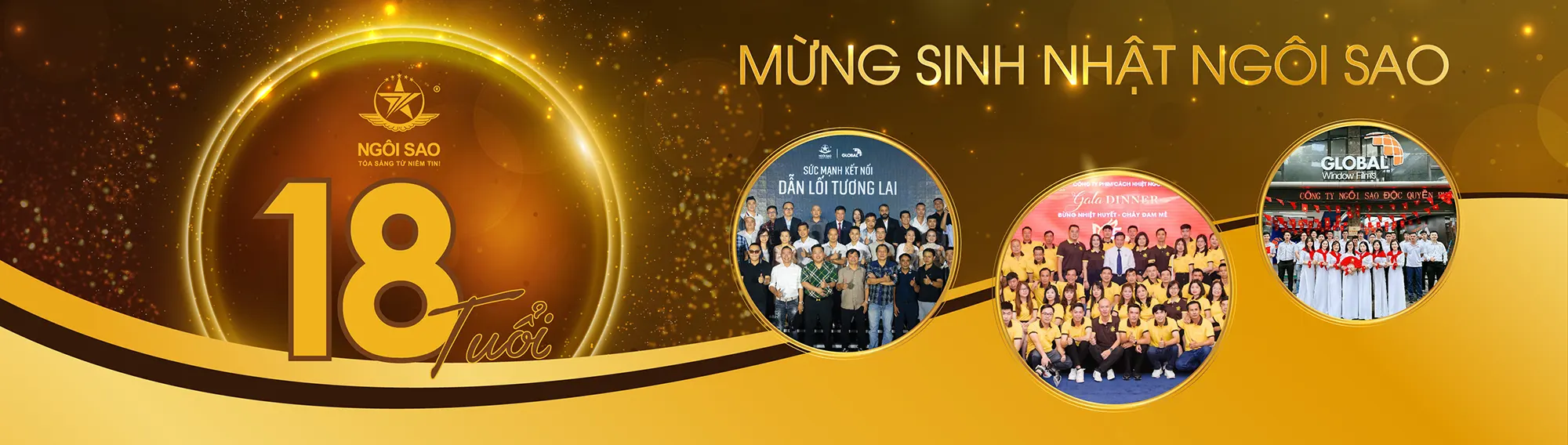 Kỷ niệm 18 năm thành lập công ty Phim cách nhiệt Ngôi Sao