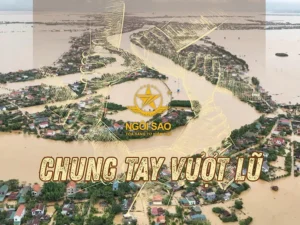 Tập thể Ngôi Sao chung tay khắc phục địa phương ảnh hưởng bão lũ