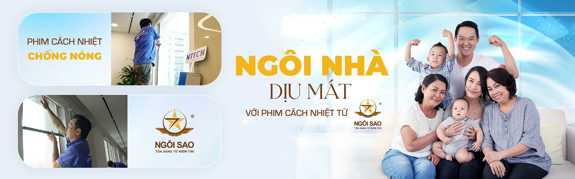 Dán phim cách nhiệt nhà kính