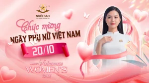 Ngôi Sao chúc mừng ngày Phụ nữ Việt Nam 20/10