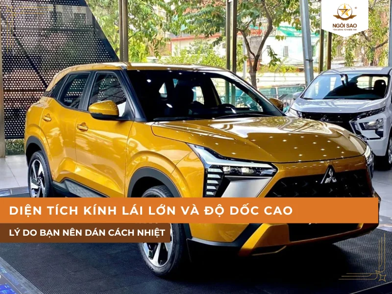 Bảng giá dán phim cách nhiệt cho xe Mitsubishi Xforce