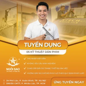 Ngôi Sao tuyển dụng nhân viên kỹ thuật dán phim tại Hà Nội
