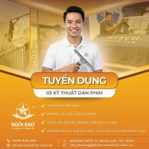 Tuyển dụng nhân viên kỹ thuật tại Hồ Chí Minh
