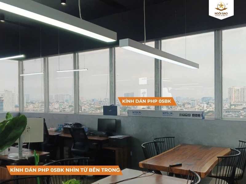 Dự án dán phim cách nhiệt văn phòng quận 3