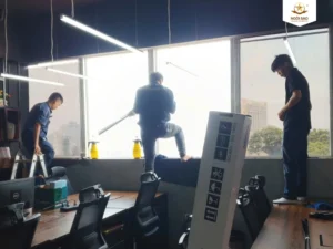 Dự án dán phim cách nhiệt văn phòng quận 3, HCM