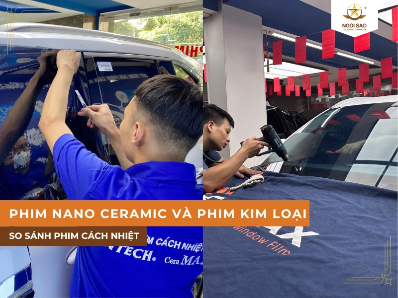 So sánh phim cách nhiệt nano ceramic và phim kim loại