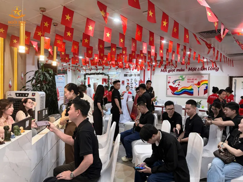 Chương trình hiến máu là một hoạt động thiện nguyện nhân đạo cao cả