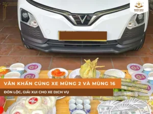 Văn khấn cúng xe mùng 2 và mùng 16 hàng tháng đón lộc, giải xui cho xe dịch vụ