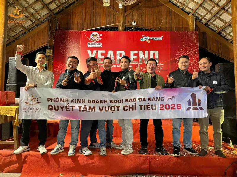 Phòng Kinh doanh Ngôi Sao Đà Nẵng quyết tâm vượt chỉ tiêu 2026