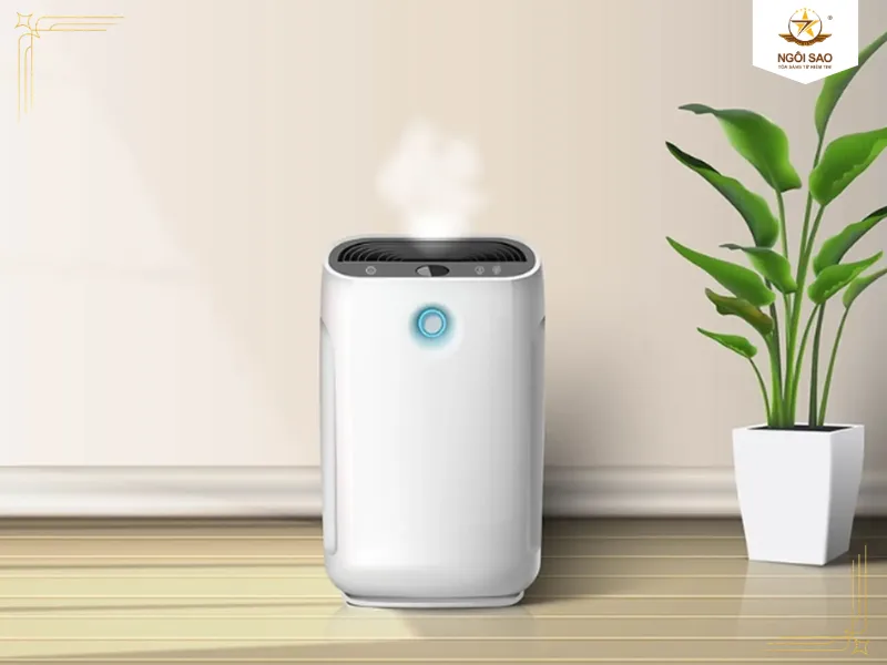 Sử dụng máy lọc không khí tạo ion âm và bù ẩm