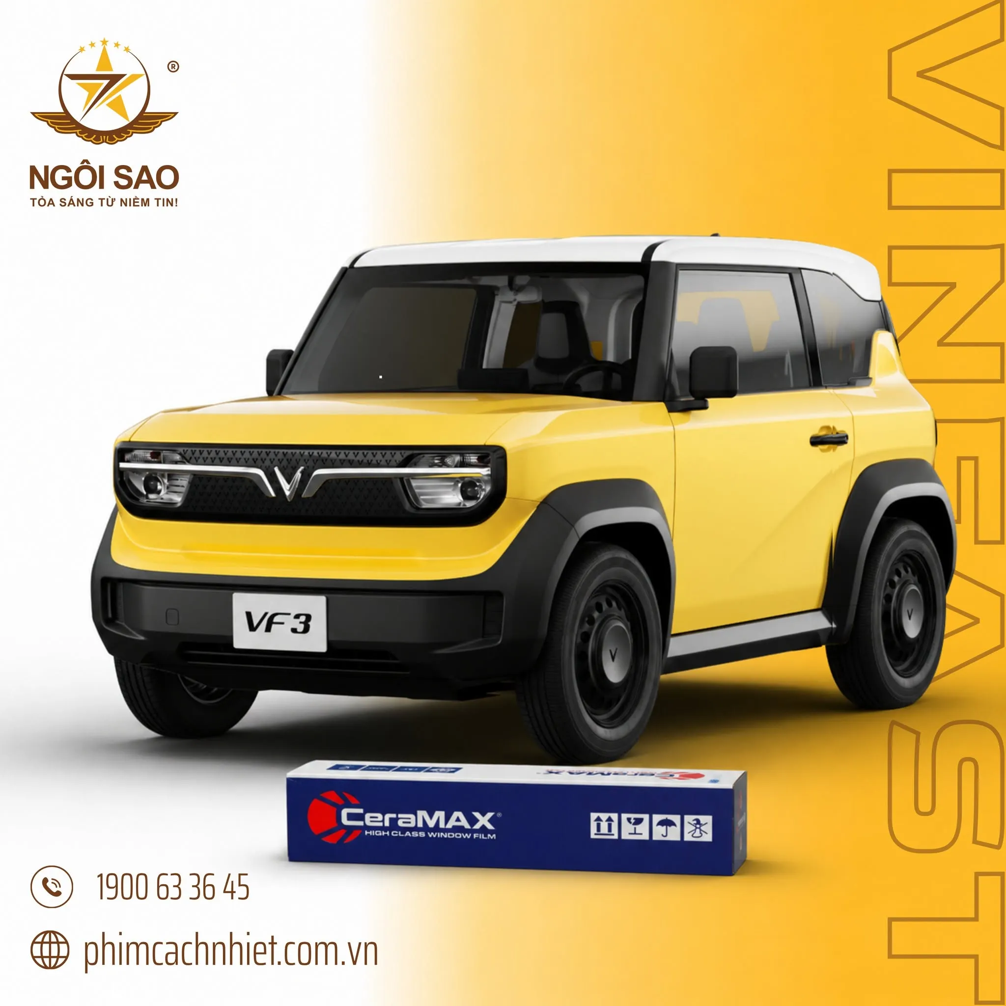 Giá Dán Phim Cách Nhiệt Cho VF3 Mới Nhất 2026