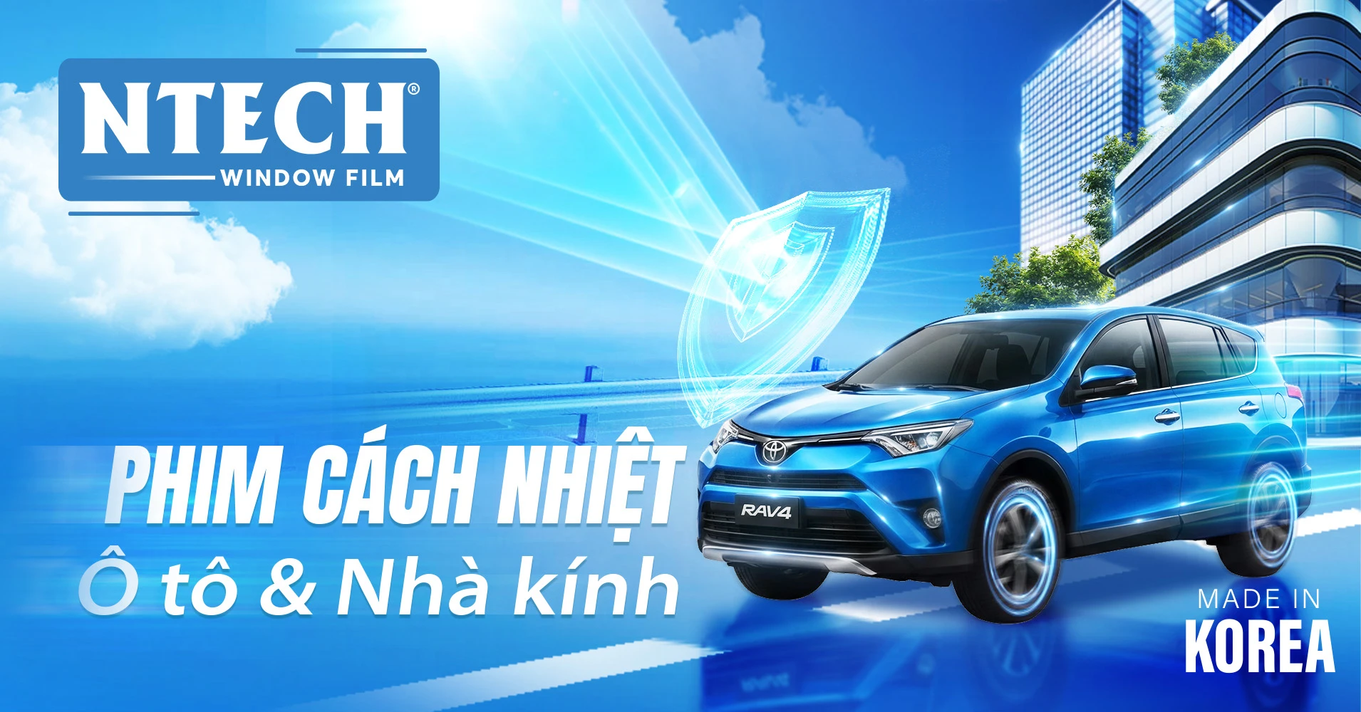 Phim cách nhiệt NTECH: Giải pháp chống nóng Hàn Quốc kinh tế và bền bỉ