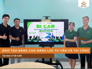 Đào tạo nâng cao năng lực tư vấn và kỹ thuật thi công phim cách nhiệt tại Bi Car