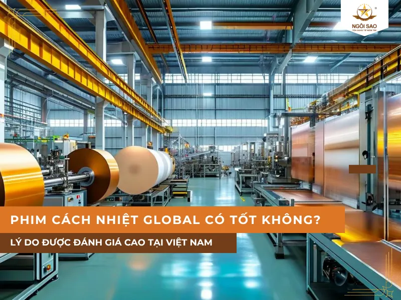 Phim cách nhiệt Global có tốt không? Lý do được đánh giá cao tại Việt Nam