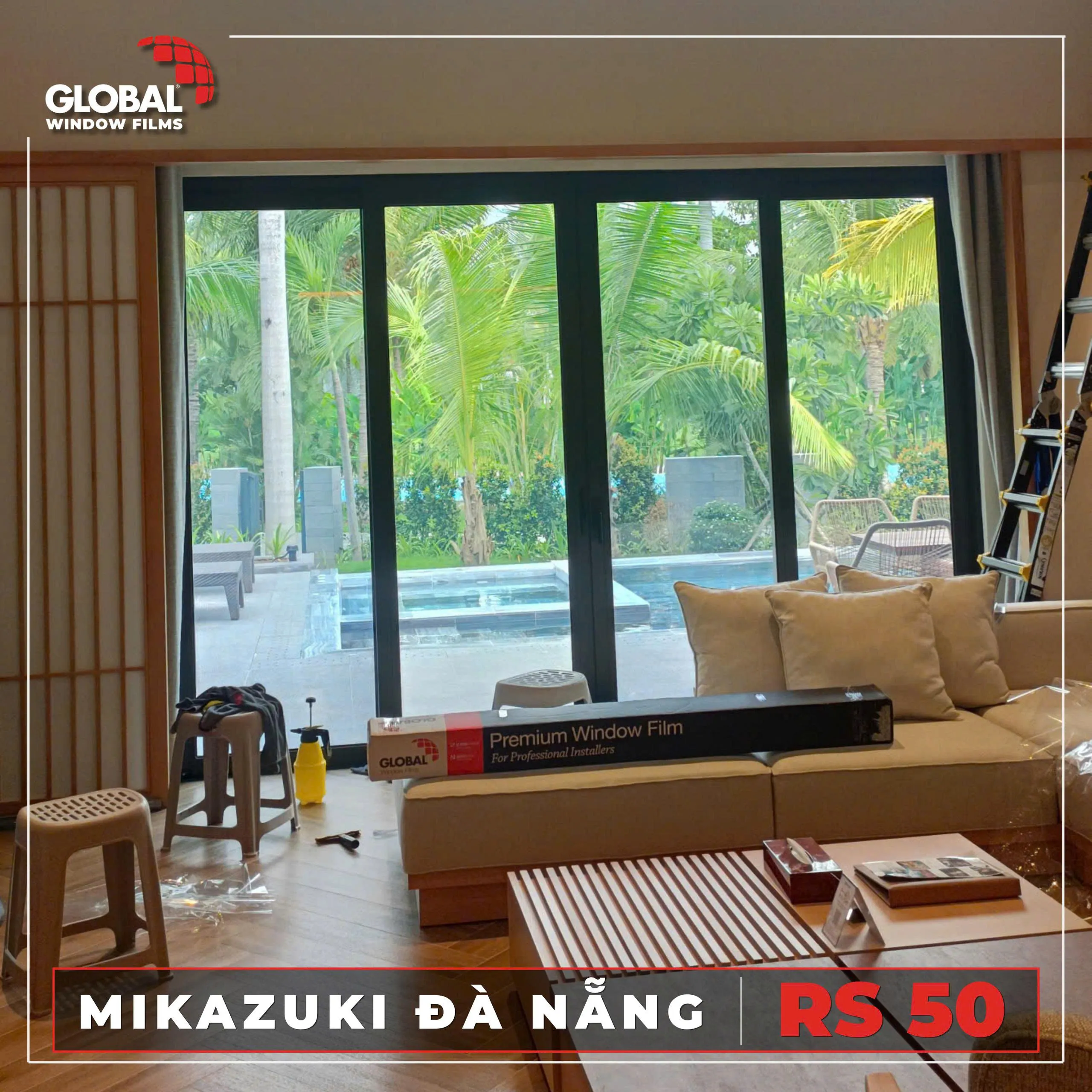 Hình ảnh thi công thực tế tại công trình Mikazuki Đà Nẵng